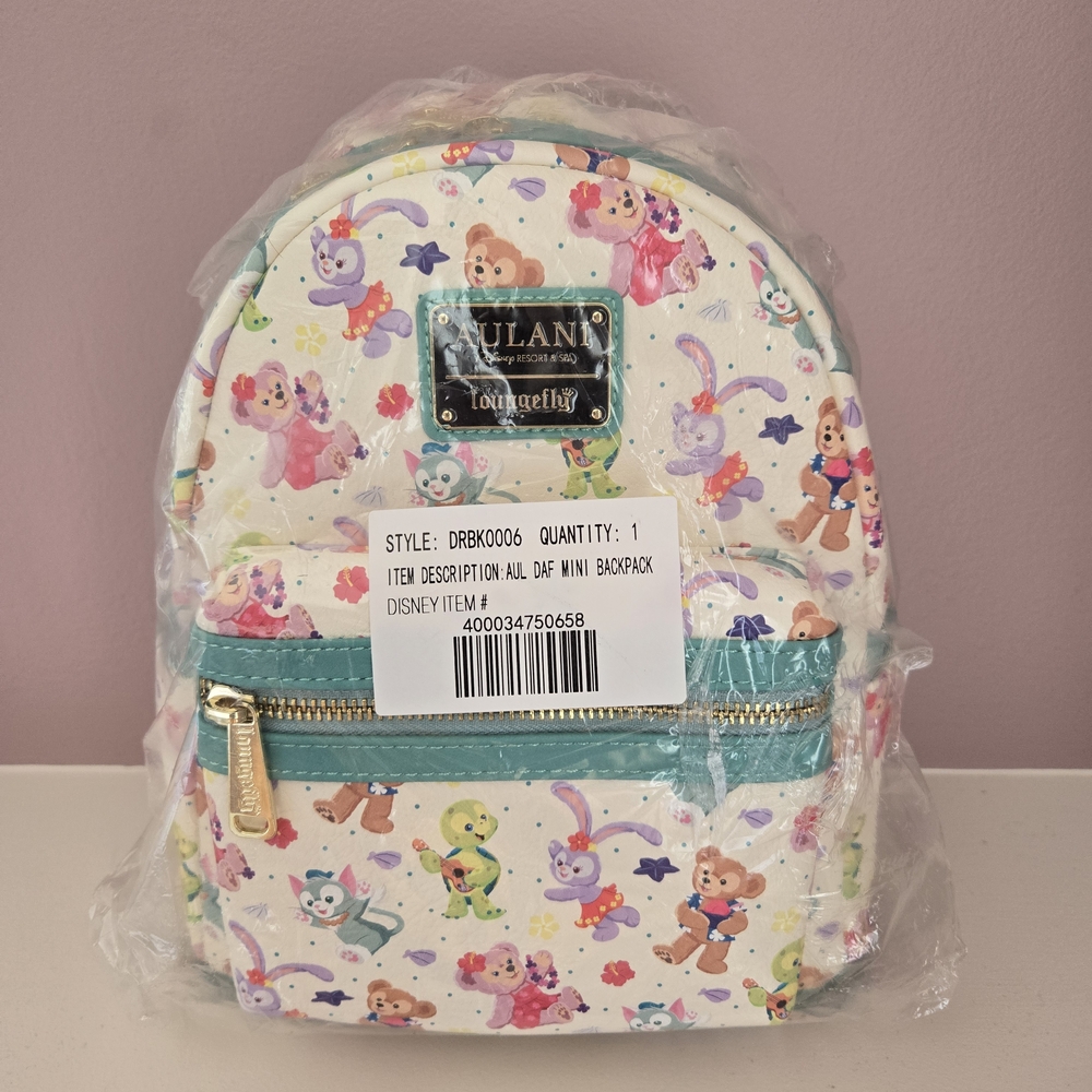 Limited- NWT Disney Aulani Loungefly Duffy &Friend Backpack